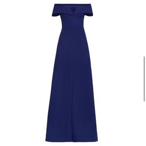 BCBGMaxAzria Amalie Off Shoulder Gown